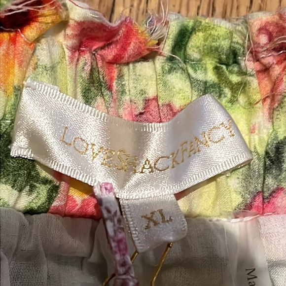 LoveShack Fancy Brynlee Skirt Rainbow Skies floral silk blend NWT - Picture 6 of 13